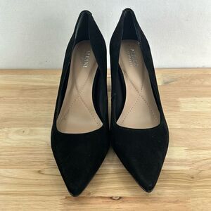 Alfani Step N' Flex Jensonn Block-Heel Pumps- Black Suede- Size 8.5 M- NIB